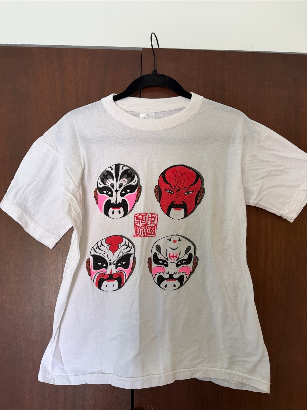 Vintage 90’s Chinese Opera Mask Tee